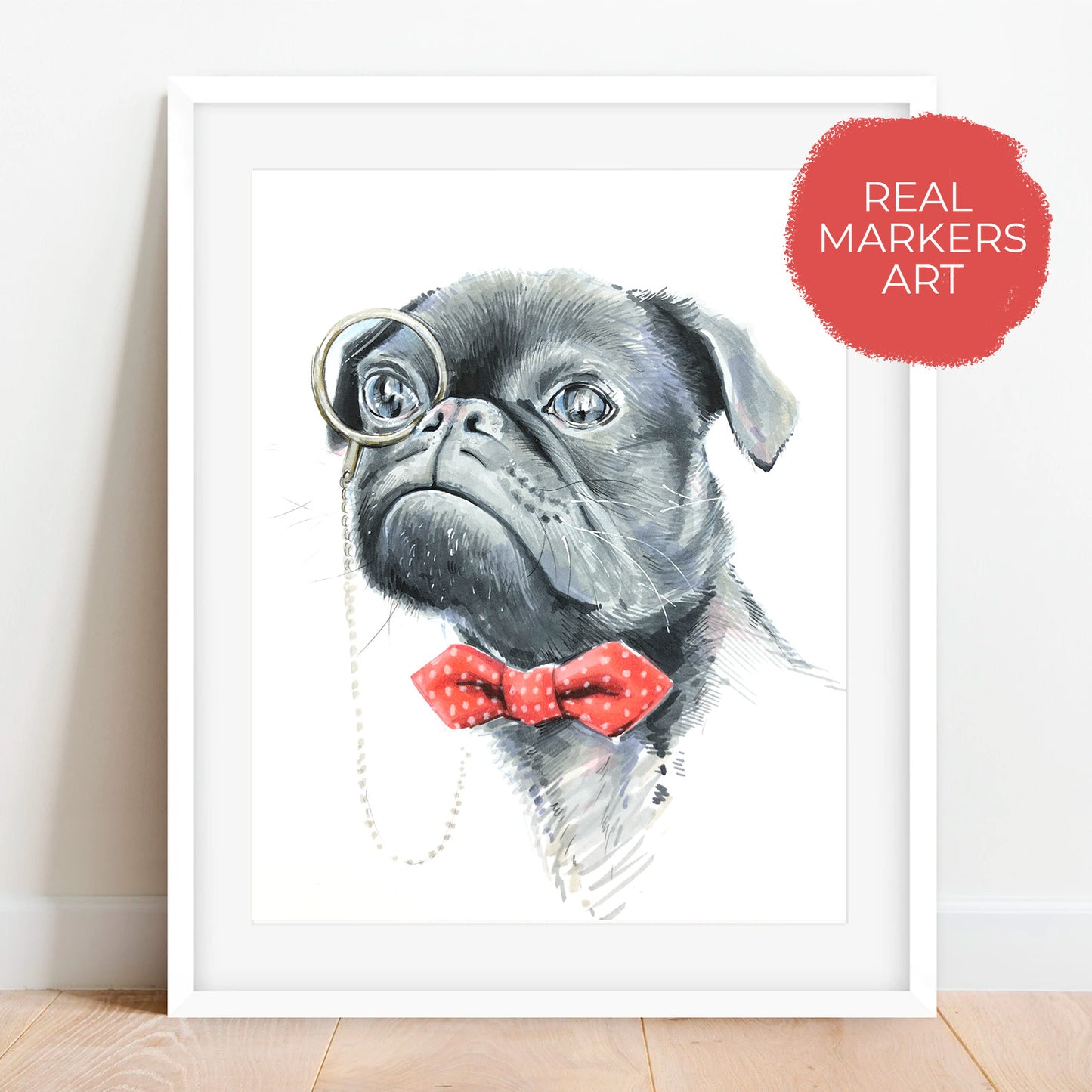 Order Custom hand-drawing dog portrait